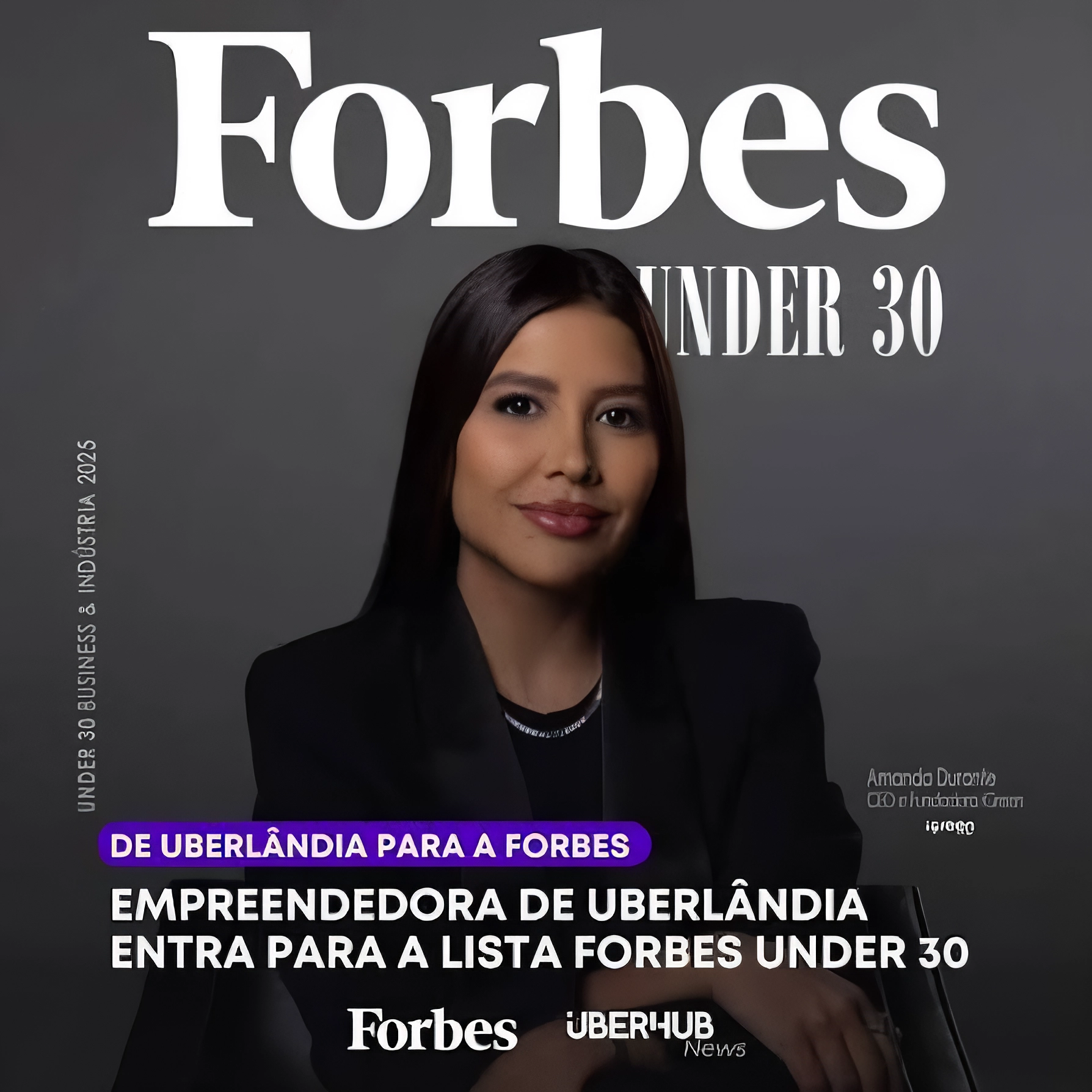 Capa de publicação Forbes Under 30 relacionada à liderança iGreen
